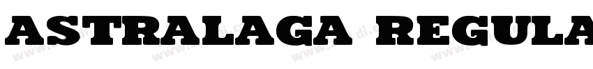 Astralaga Regular字体转换